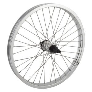 Wheel Master 20" Alloy BMX Wheel - Pair 20x1.75 406x27 AN Black Sheep Black Nmsw 36 TSC Difinitive 3/8 Optimized FC 9T Lhd 14mm Polished...