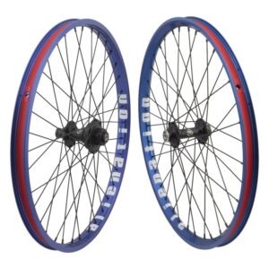 Wheel Master 20" Alloy Mini BMX Wheel - Pair 20x1-1/8 451x23 AN OS20 Mischief Malice G69 TCS 2.0 BU Nmsw-F Msw-R 36 Bk-Ops MX3200 1sp Cas...