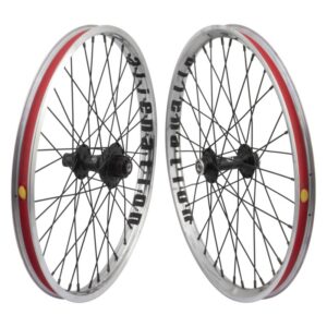 Wheel Master 20" Alloy BMX Wheel - Pair 20x1.75 406x23 AN Mischief Malice G69 TCS 2.0 Polished Nmsw-F Msw-R 36 Bk-Ops MX3200 1sp Cassette...