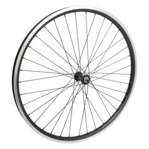 Wheel Master 700C/29" Alloy Hybrid/Comfort Double Wall Wheel - Front 700x35 622x25 HD Black Msw 36 WM MT5000 QR Black 100mm SS13gBK