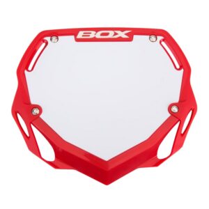 Box Components Box Two Number Plate - Large Red