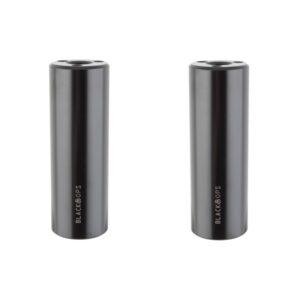Black Ops Brinck Axle Pegs - CRMO Black 35x100 3/8-14mm