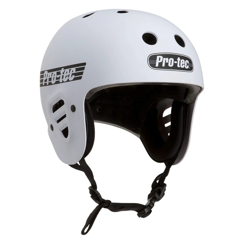 Protec Full Cut Certified Helmet - Cert LG M-Wh