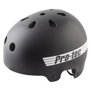 Protec Old School Low Pro Certified Helmet - Cert LG/XL Matte Black