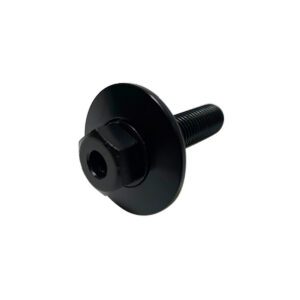 S&M M10 X 1.25 Hollow Bolt w/cap – Black