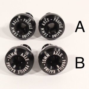 Profile Racing AC-2 BMX Front Hub Axle Bolts 15mm/20mm