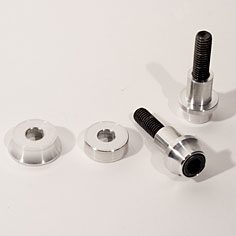 Profile Racing Hub Axle Conversion Kits-15mm/20mm Dropout to 3/8"(10mm) Bolt