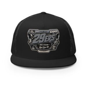 29ers Race Plate Trucker Hat - Stealth Black - front