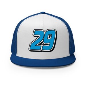29ers Race 29 Trucker Hat - Bomma Teal / Blue - front