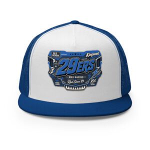 29ers Race Plate Trucker Hat - Cobalt - front