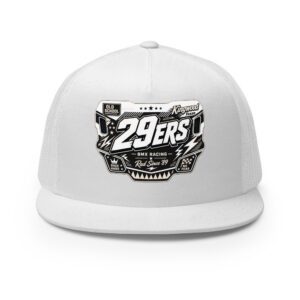 29ers Race Plate Trucker Hat - Arctic White - front