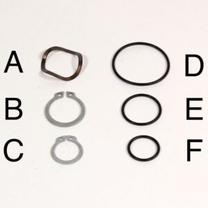 Profile Racing AC-2 Hub Snap Rings, O-Rings, & Wave Springs