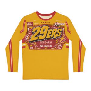 29ers Race Jersey A - Plate Panel (Long Sleeve) - Red / Yellow - front