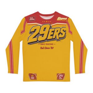 29ers Race Jersey B - Classic Moto (Long Sleeve) - Red / Yellow - front