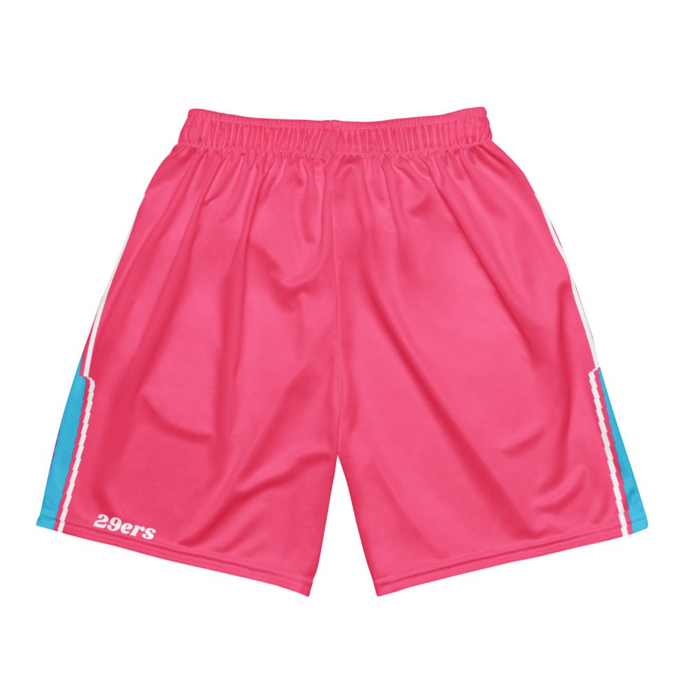 29ers Retro Race Shorts - Speedster Sky / Pink - back