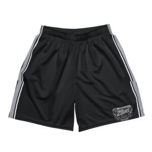 29ers Retro Race Shorts - Stealth Silver / Black - front