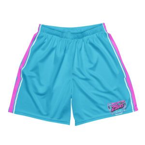 29ers Retro Race Shorts - Blocks Pink / Teal - front