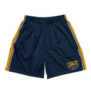 29ers Retro Race Shorts - Yellow / Navy - front