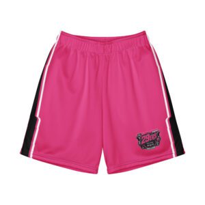 29ers Youth Retro Race Shorts - Black / Pink - front
