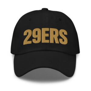 29ers "Black Gold" Dad Hat - front
