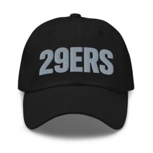 29ers "Stealth Black" Dad Hat - front