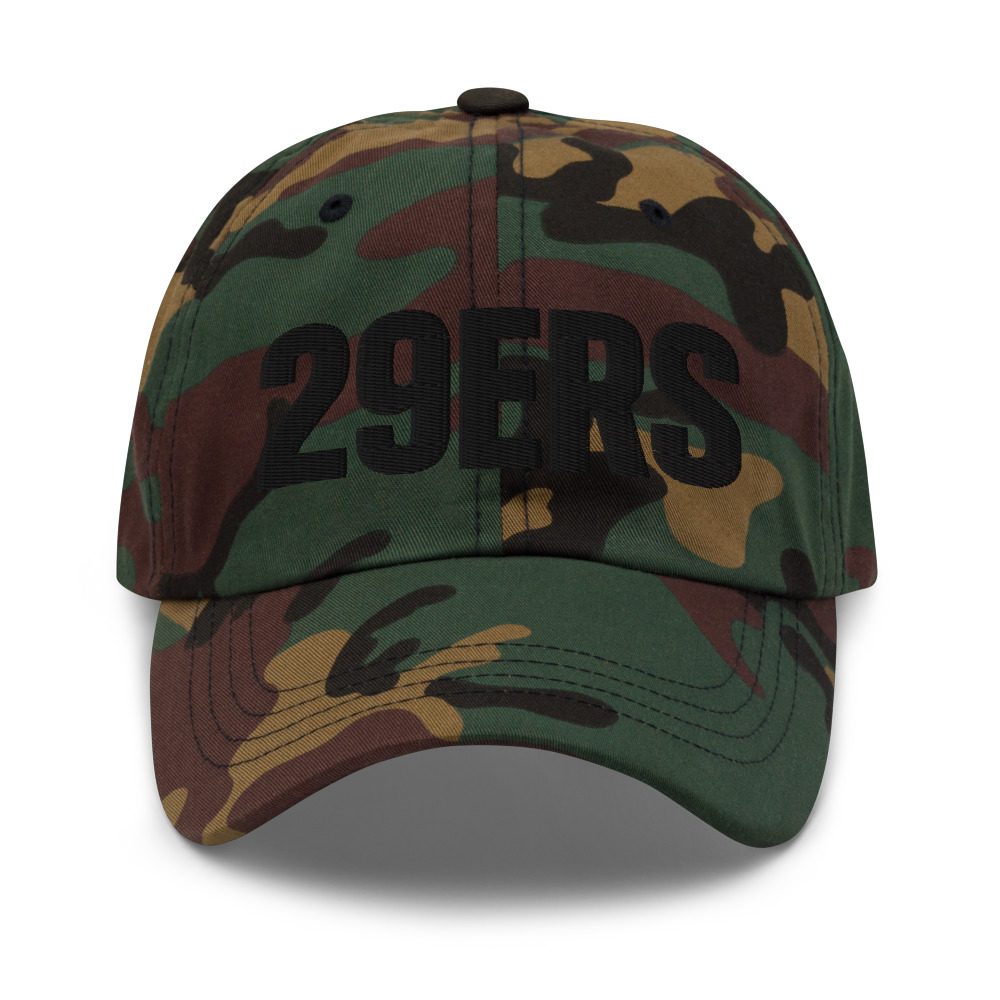 29ers "Field Olive" Dad Hat - front