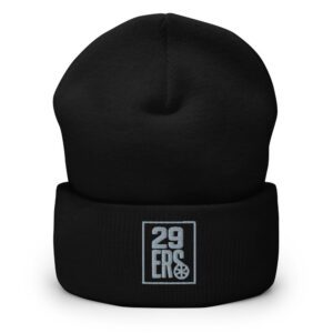 29ers "Stealth Black" Cuffed Beanie - front