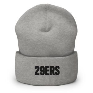 29ers Wordmark Beanie - Heather Grey - front