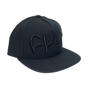 Cult Big Logo Snapback - Black On Black
