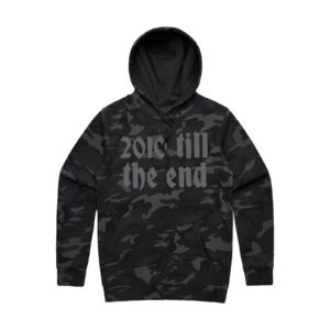 Cult Till the End Hoodie - Black Camo