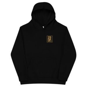 29ers "Oxblood" Youth Hoodie in Black - front