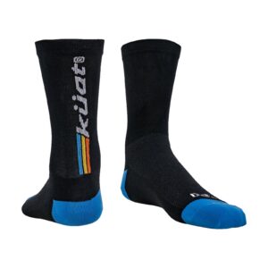 Kuat Aireator 6 inch Black and Blue Retro Stripe Sock