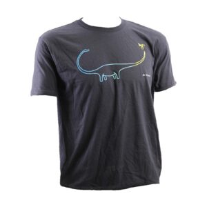 Kuat Sueded Black Dino Short Sleeve T-Shirt