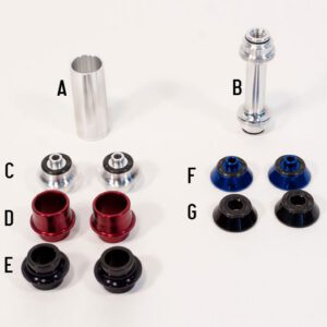 Profile Racing Elite MTB Front Hub Cone Spacers