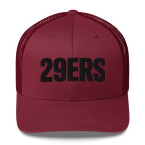 29ers "Oxblood" Trucker - front