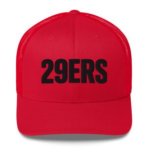 29ers "Fire Red" Trucker - front
