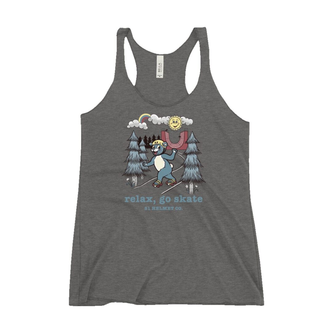 S1 Relax Go Skate 50/25/25 Women's Racer Back Tank - Image 10