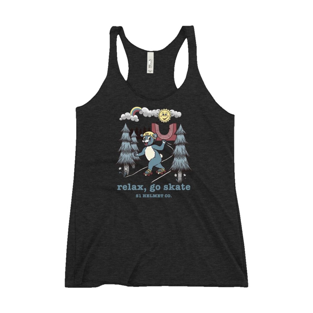S1 Relax Go Skate 50/25/25 Women's Racer Back Tank - Image 3