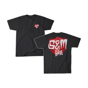 S&M Skull Shield Tee - Black