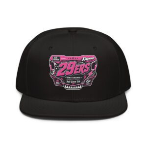 29ers Race Plate Snapback - Black / Pink - front