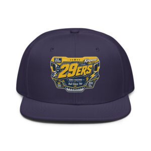 29ers Race Plate Snapback - Yellow / Navy - front
