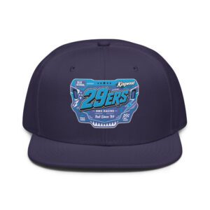29ers Race Plate Snapback - Bomma Teal / Blue - front