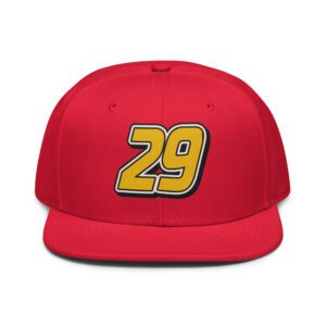 29ers Race 29 Snapback - Red / Yellow - front