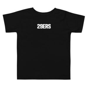 29ers Toddler Wordmark Tee in Black - front