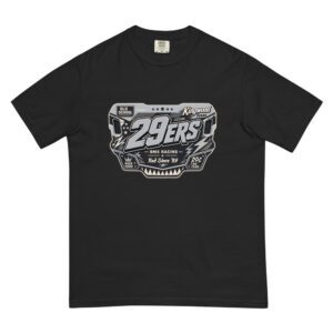 29ers Race Plate Tee - Stealth Silver / Black - front