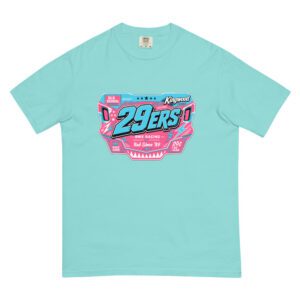 29ers Race Plate Tee - Speedster Sky / Pink - front