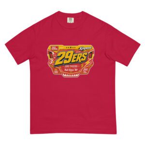 29ers Race Plate Tee - Red / Yellow - front