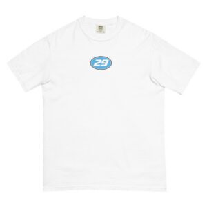 29ers "Oval 29" Heavyweight Tee in White - front