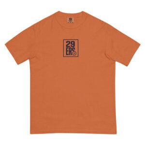 29ers "Burnt Coral" Heavyweight Tee - front