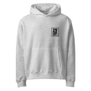 29ers Heavyweight Hoodie - Heather Grey - front
